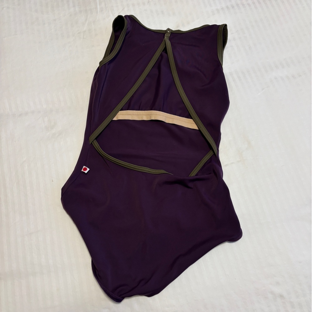 Yumiko Purple and Olive Leotard